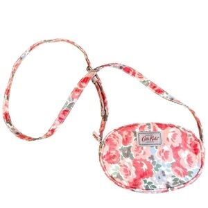 🌈 6/$60 Cath Kids Crossbody, Floral, Adjustable, 2 Pocket, Pink, Blue, 7”X5”X3”